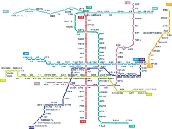 西安地铁12号线线路图最新版,西安地铁12号线线路图最新版，城市交通枢纽的新篇章