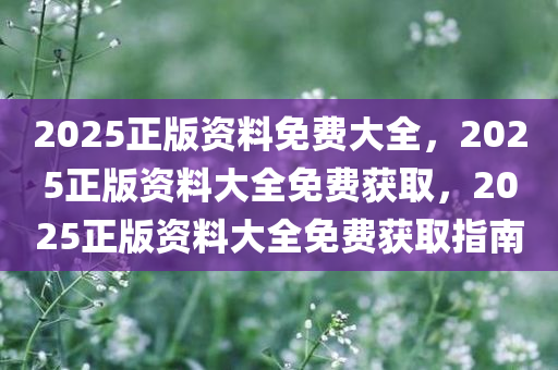 2025年正版资料免费大全最新版本亮点介绍,2025年正版资料免费大全最新版本亮点介绍